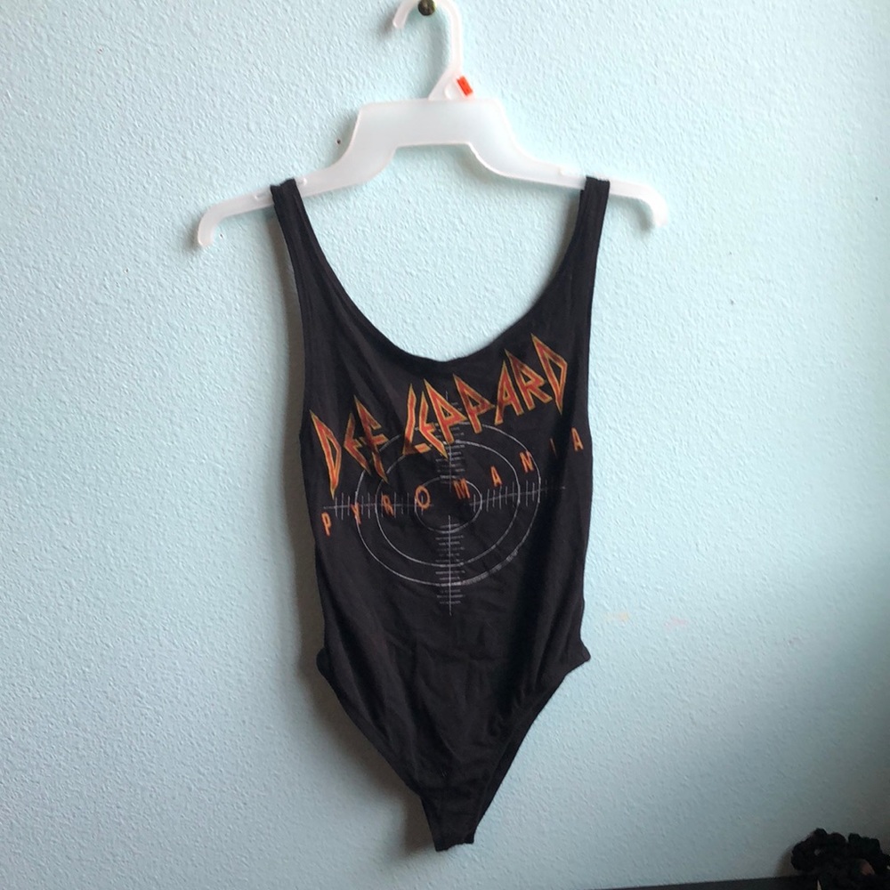 PACSUN DEF LEOPARD BODYSUIT